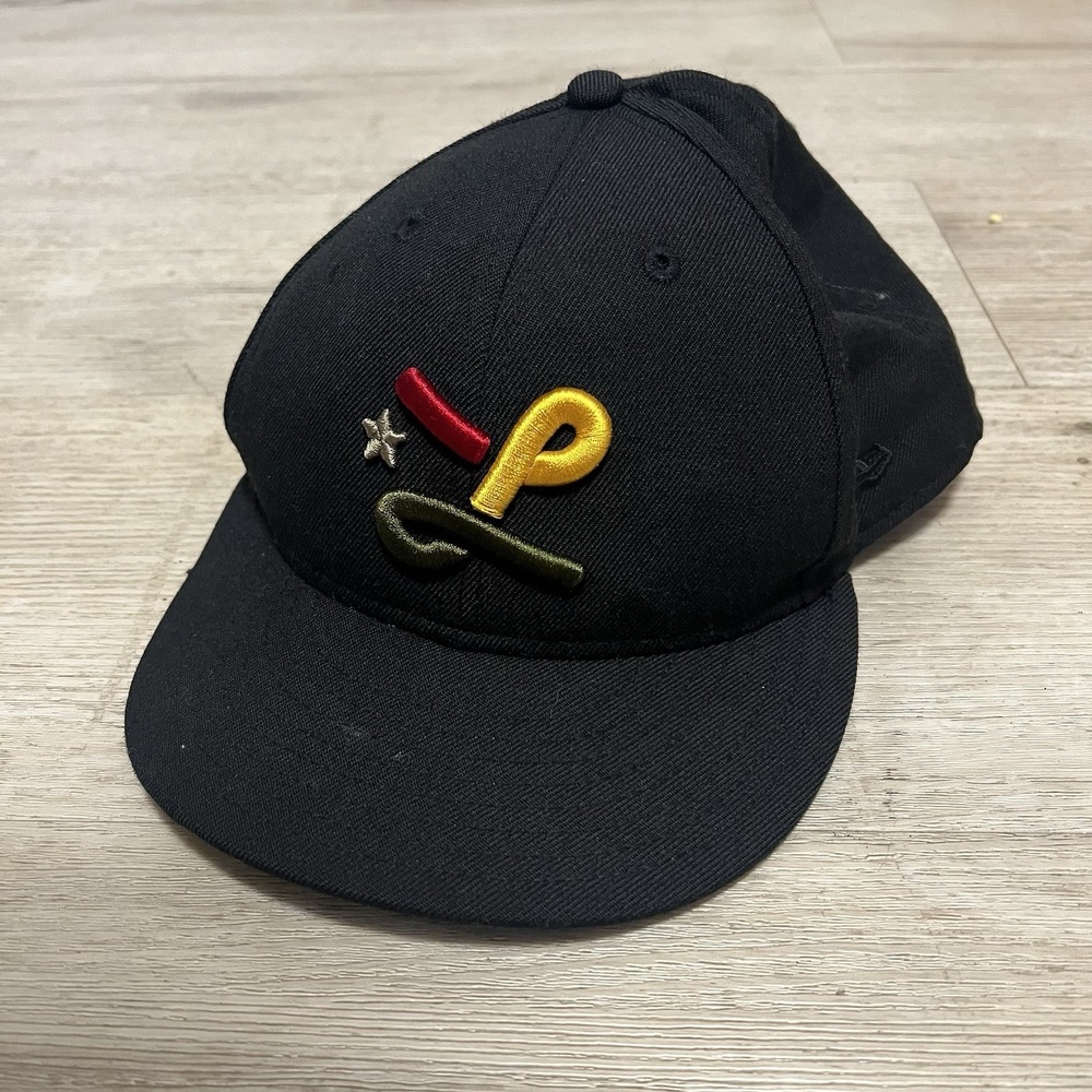 LRG True Heads New‎ Era 5950 Fitted Hat  7 1/4 Black Hip Hop Urban 2000s